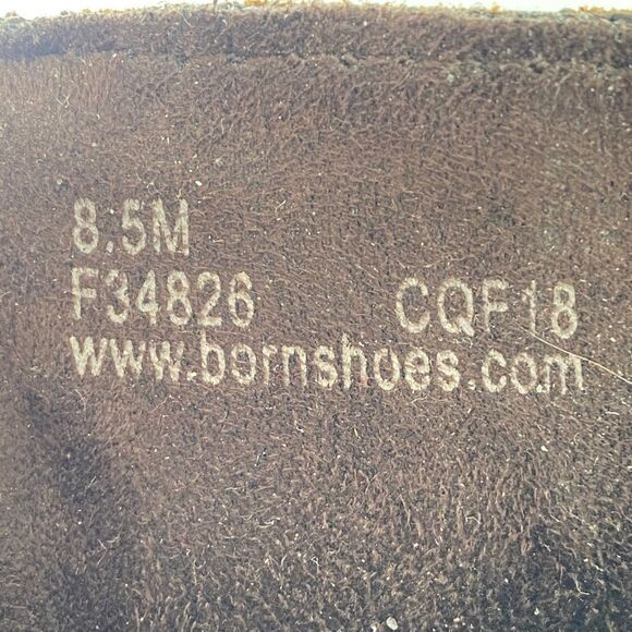 Born Cass Brown Suede Block Heel Boots Sz 8.5 Boho Moto Combat Urban Festival - Picture 6 of 15